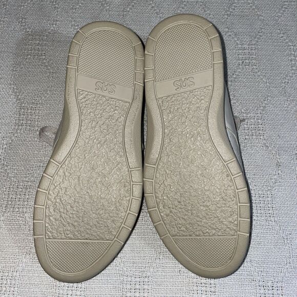 SAS Women’s Work Shoes Size 6.5 W Beige Leather Occupational Clinic Hospital - Picture 6 of 12